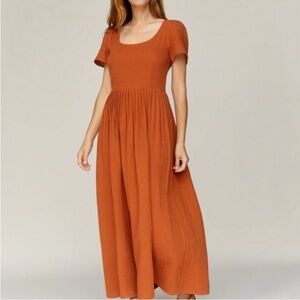 Christy Dawn Terracotta Maxi Dress